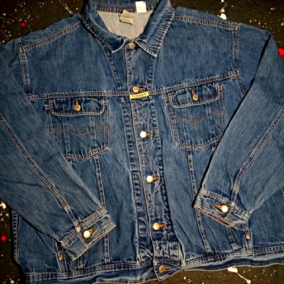 Winnie the Pooh vintage 90s Tigger embroidered Disney button-up denim jacket - Picture 3 of 10